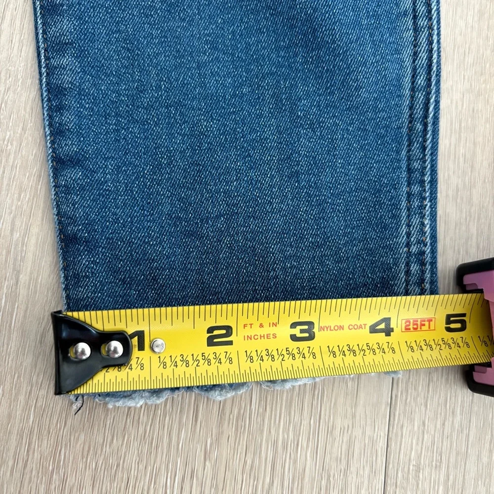 Everlane Womens The Vintage Skinny Jean 26 Ankle Blue Medium Wash Denim Cotton